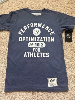Performance Optimization Navy Short Sleeve Tee by Whoop
